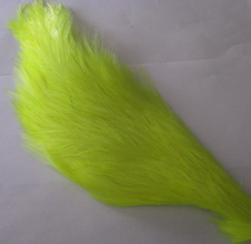 1/2 wapsi  streamer rooster neck  fl yellow